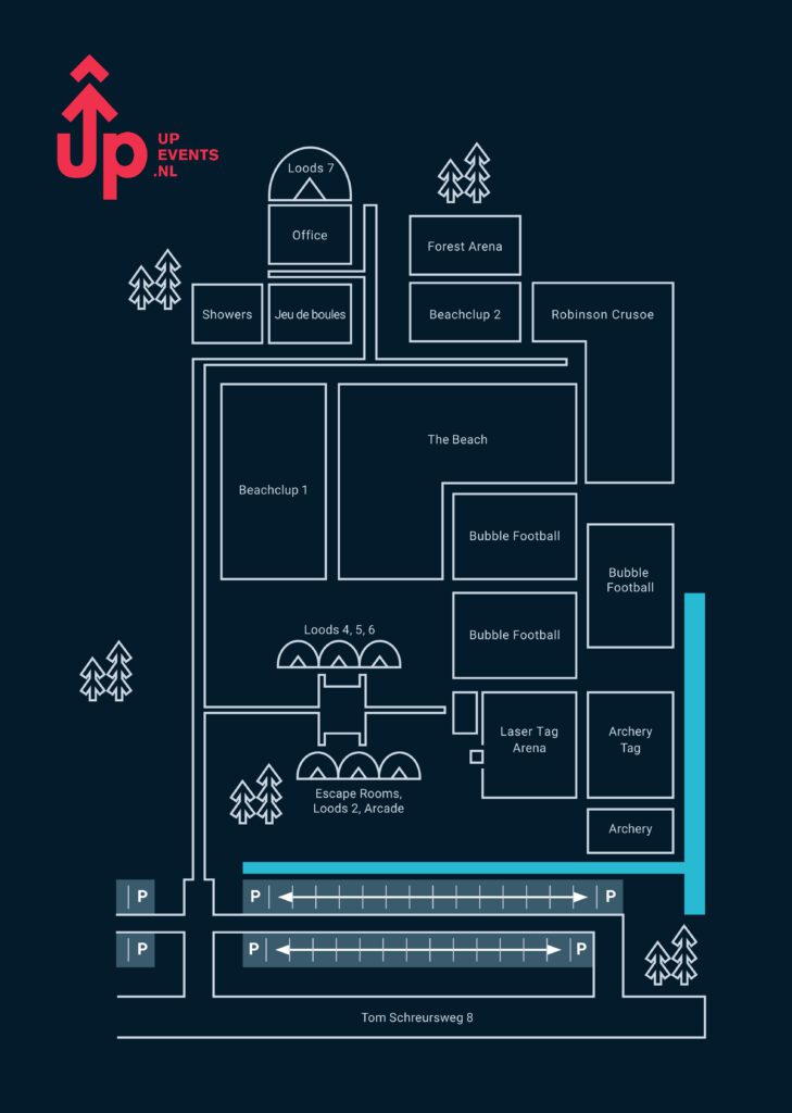 Plattegrond UP Events Amsterdam